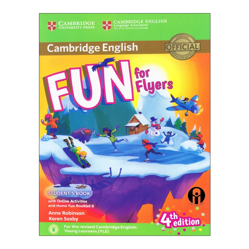 کتاب Cambridge English Fun For Flyers اثر جمعی از نویسندگان انتشارات الوندپویان