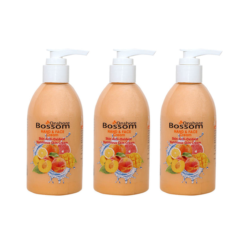 کرم مرطوب کننده  انشور بوسوم مدل Fruit3Y حجم 250 میلی لیتر مجموعه ۳ عددی