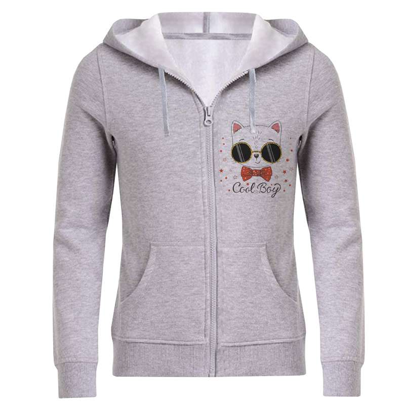 سویشرت زنانه مدل گربه عینکی F73