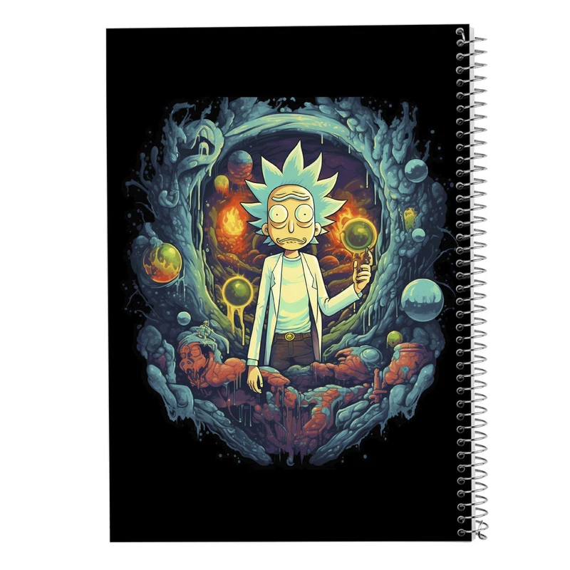 دفتر لیست خرید 50 برگ مدوپد مدل ریک اند مورتی rick&morty کد DF10803