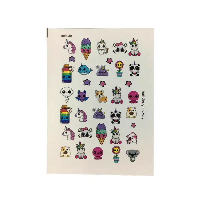 برچسب لنز ناخن مدل C-39