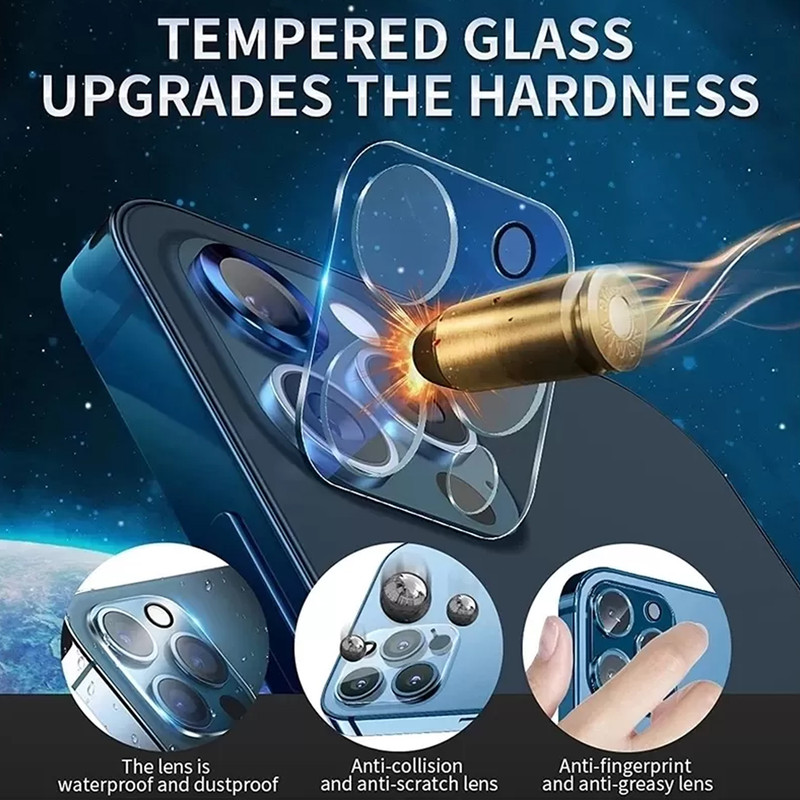محافظ لنز دوربین ام‌گلس مدل Glass 3D MG مناسب برای گوشی موبایل اپل Iphone 13 Pro / 13 Pro Max