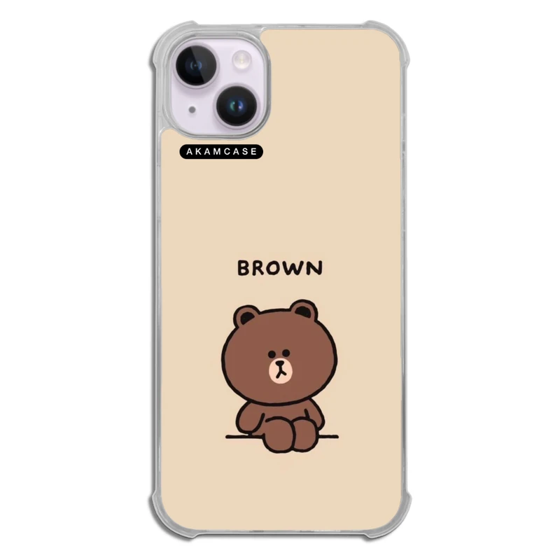 کاور آکام مدل AMCWTA14PLUS-BROWN12 مناسب برای گوشی موبایل اپل iPhone 14 Plus