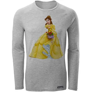 تی شرت آستین بلند مردانه 27 مدل Belle Beast Cinderella کد MH1412