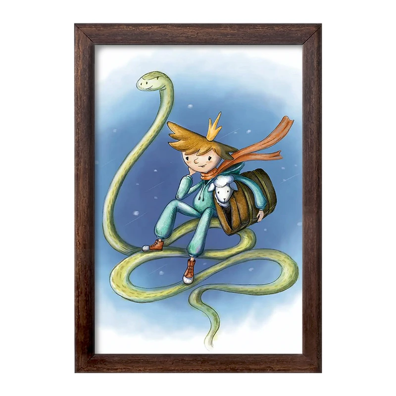 تابلو خندالو طرح شازده کوچولو کد 25797