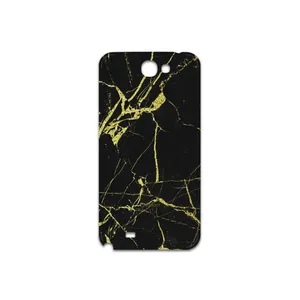 MAHOOT Graphite-Gold-Marble Cover Sticker for Samsung Galaxy Note 2