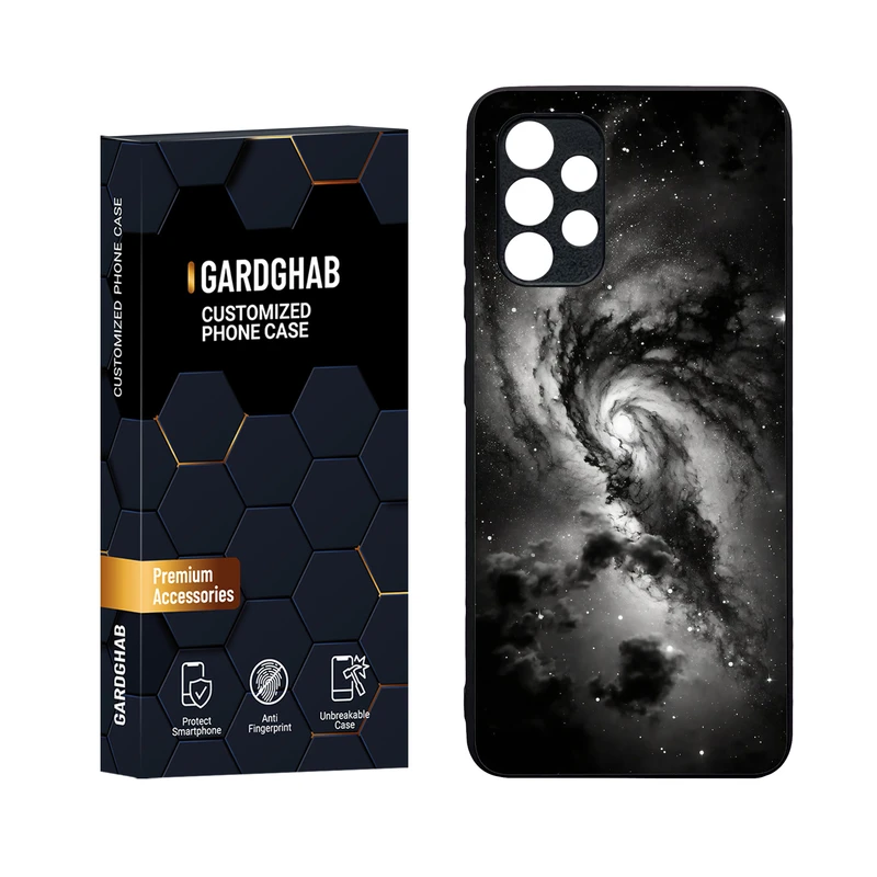 کاور گارد قاب مدل دورژله ای پشت گلس پسرانه مناسب برای گوشی موبایل سامسونگ Galaxy A32 4G