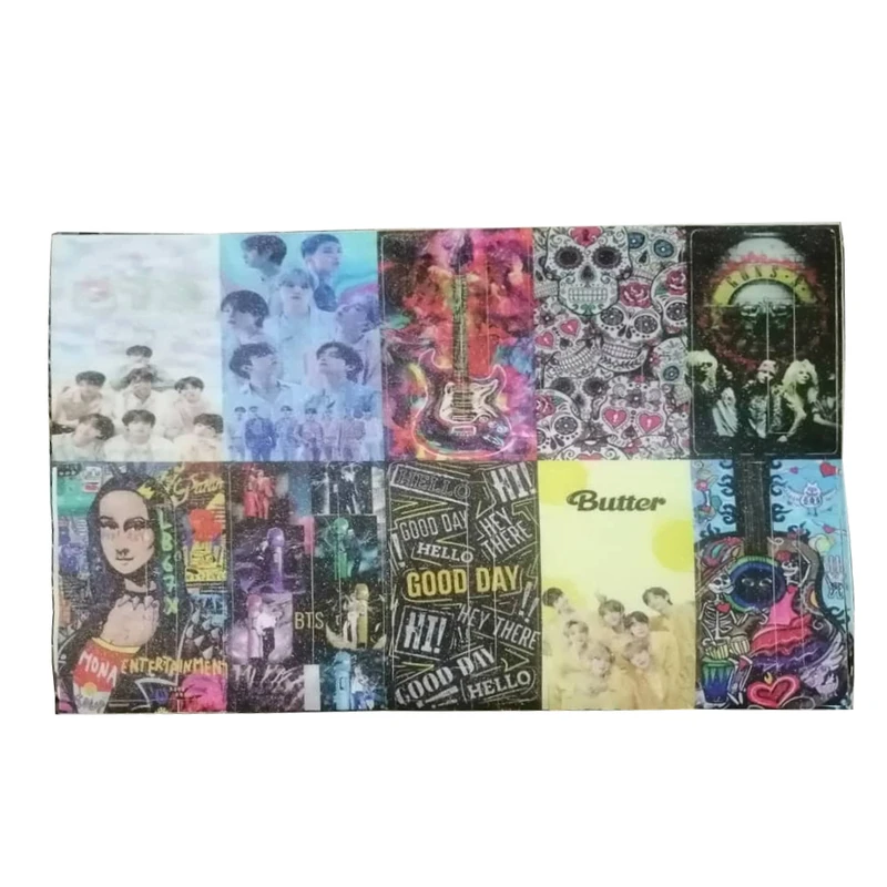 استیکر کارت مدل عابر بانک طرح سینمایی بسته 10 عددی