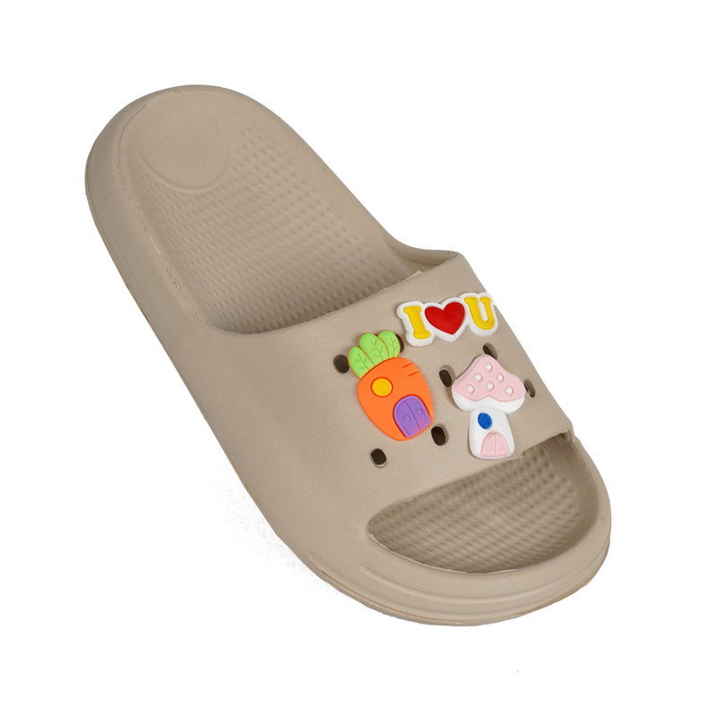 دمپایی زنانه نیکتا مدل LOVE-93 رنگ کرم