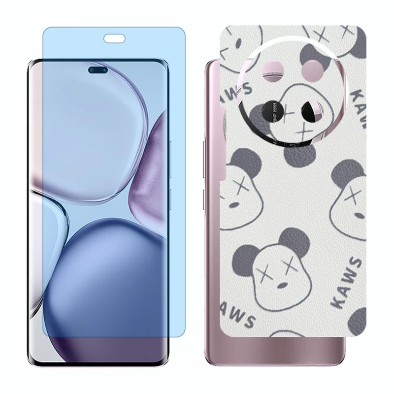 محافظ صفحه نمایش مات آنتی بلو گلس مدل Together مناسب برای گوشی موبایل آنر X9c به همراه برچسب پوششی