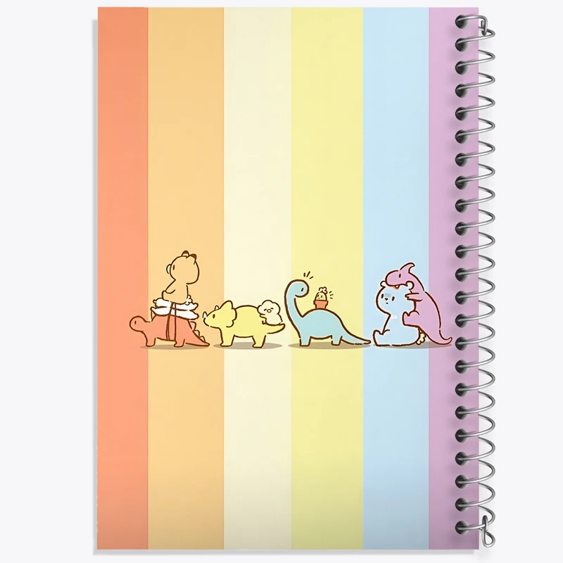 دفتر نقاشی 50 برگ خندالو طرح دایناسورهای کیوت کد N3505