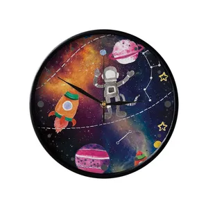 ساعت دیواری مدوپد طرح سفر فضایی مدل mod00374