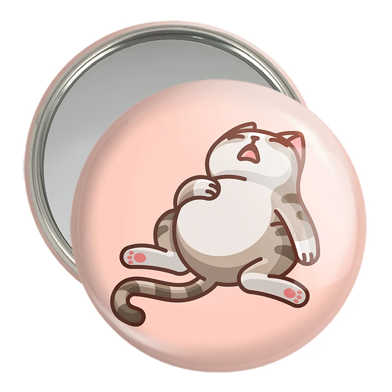 آینه جیبی خندالو مدل حیوانات بامزه گربه کد 28196