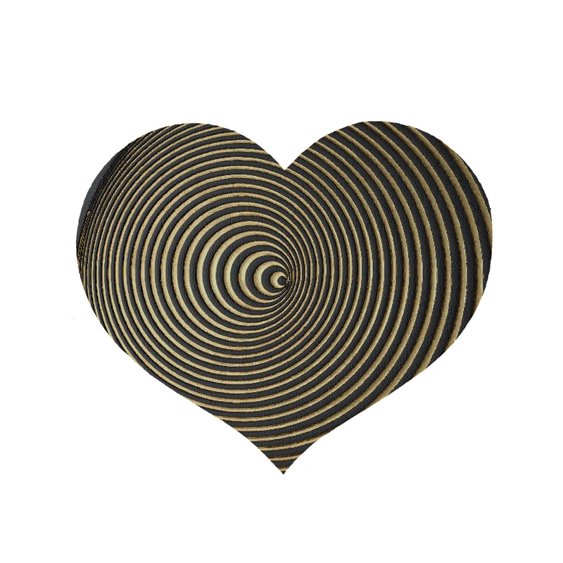 پادری مدل قلب طرح کلاسیک کد 8787 سایز 90x90 سانتی متر