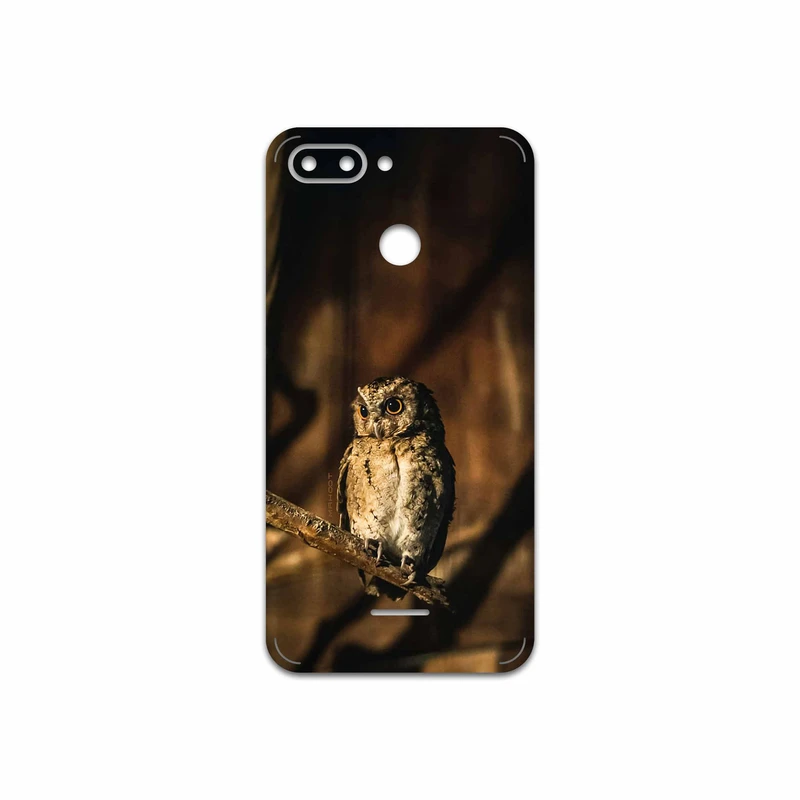 برچسب پوششی ماهوت مدل Owl مناسب برای گوشی موبایل شیائومی Redmi 6