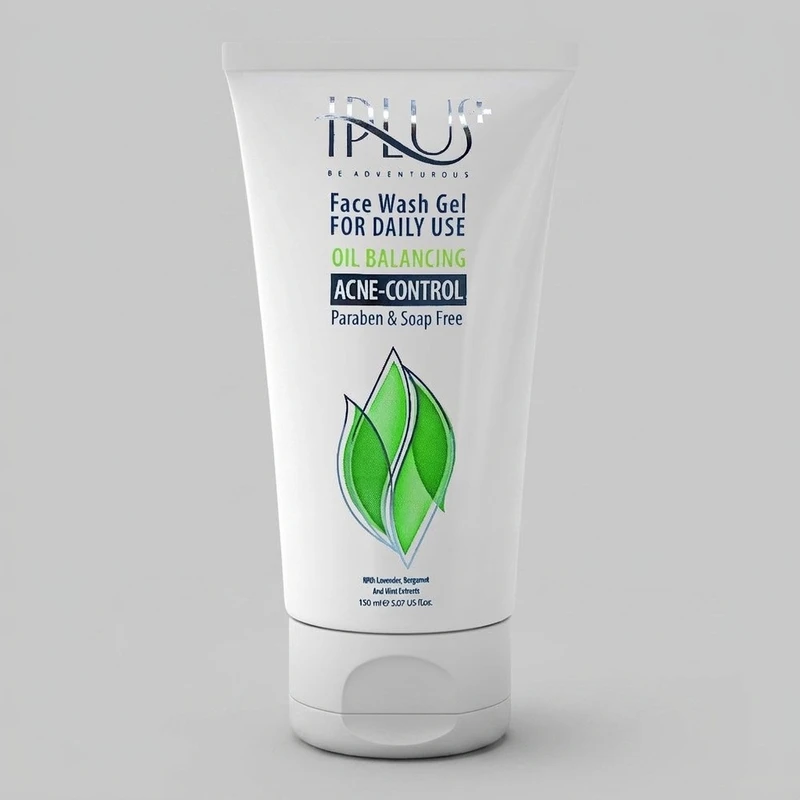 ژل شستشو صورت آی پلاس مدل ACNE-CONTROL حجم 150 میلی لیتر
