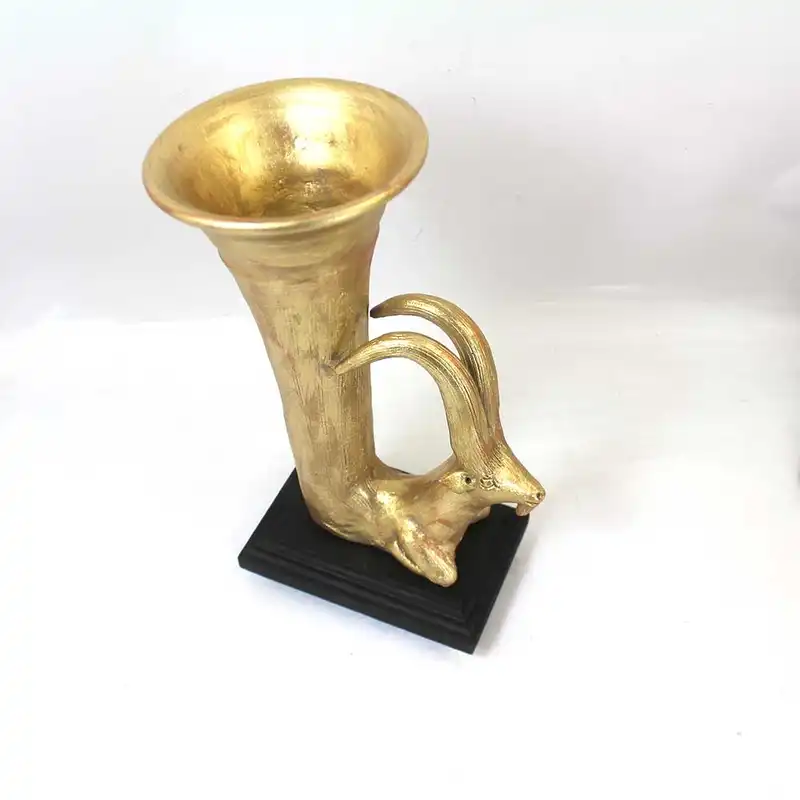 مجسمه سفالی مدل ریتون طرح بز کوهی