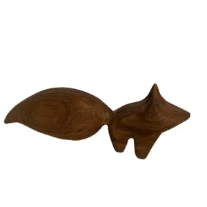 مجسمه چوبی مدل روباه