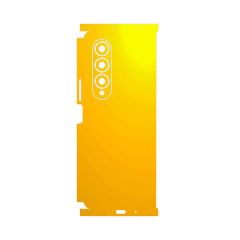 برچسب پوششی ماهوت مدل Matte-Deep-Mustard-FullSkin مناسب برای گوشی موبایل سامسونگ Galaxy Z Fold4