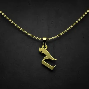 گردنبند طلا 18 عیار زنانه مدوپد مدل حرف خ کد I2-1-1629