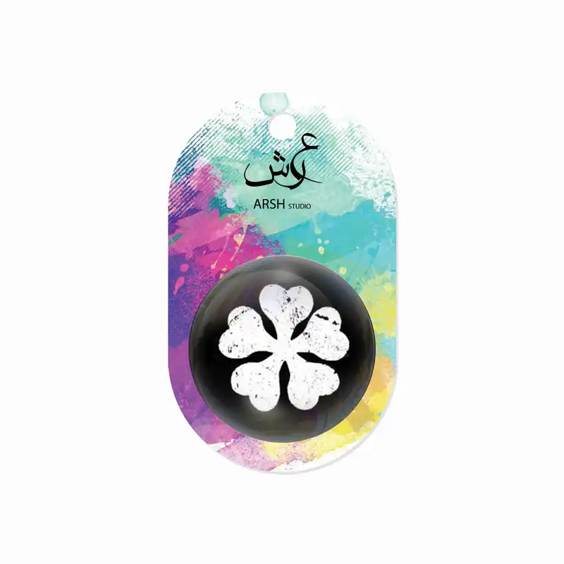 مگنت عرش طرح شبدر کد Asm428