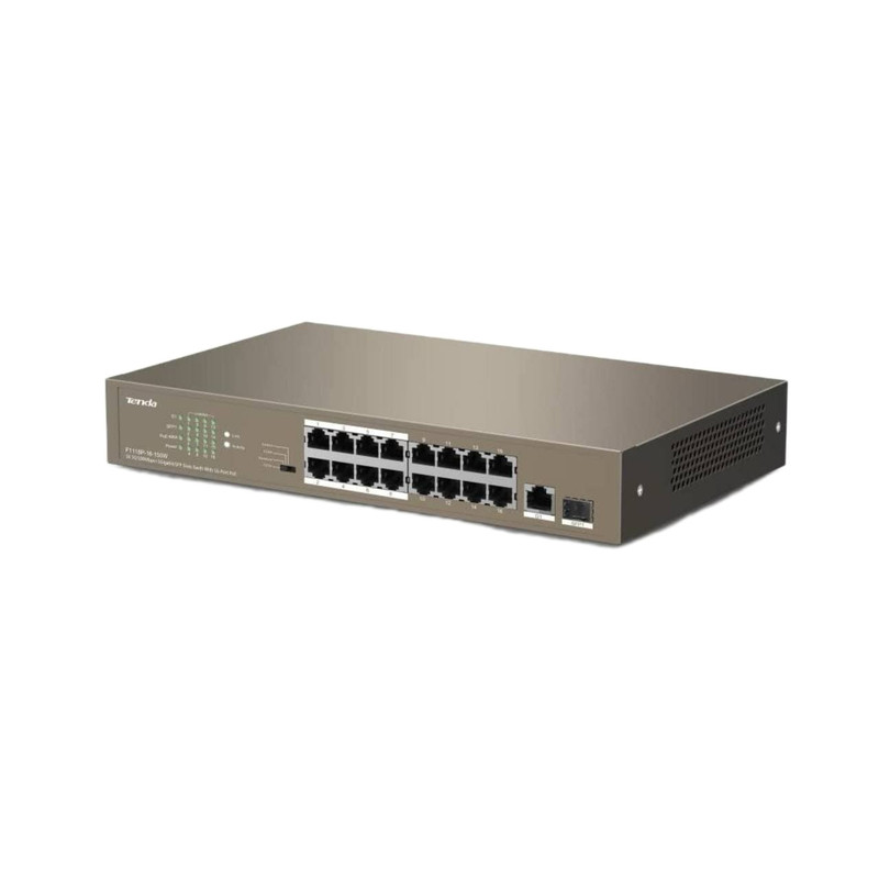 سوییچ 18 پورت تندا مدل TEF 1118p-16TN