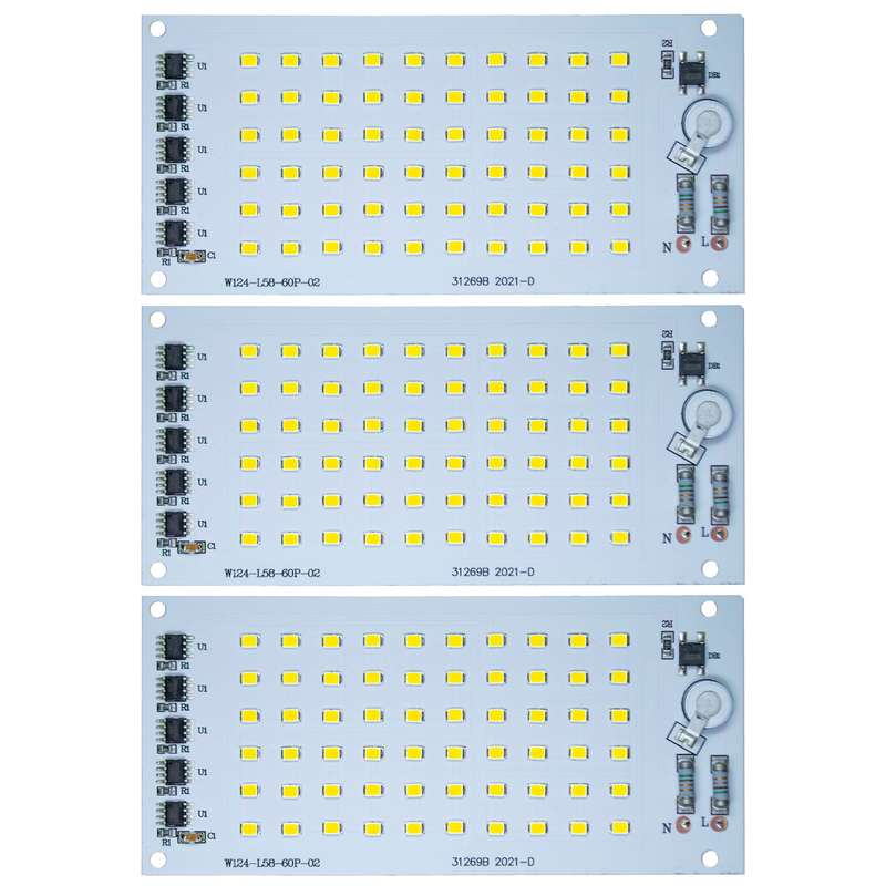 چیپ پرژکتور ال ای دی 50 وات مدل SMD-220V بسته 3 عددی