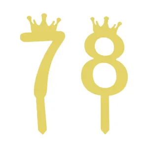 تاپر کیک هانستو مدل عدد 78 کد TPN78 مجموعه 2 عددی