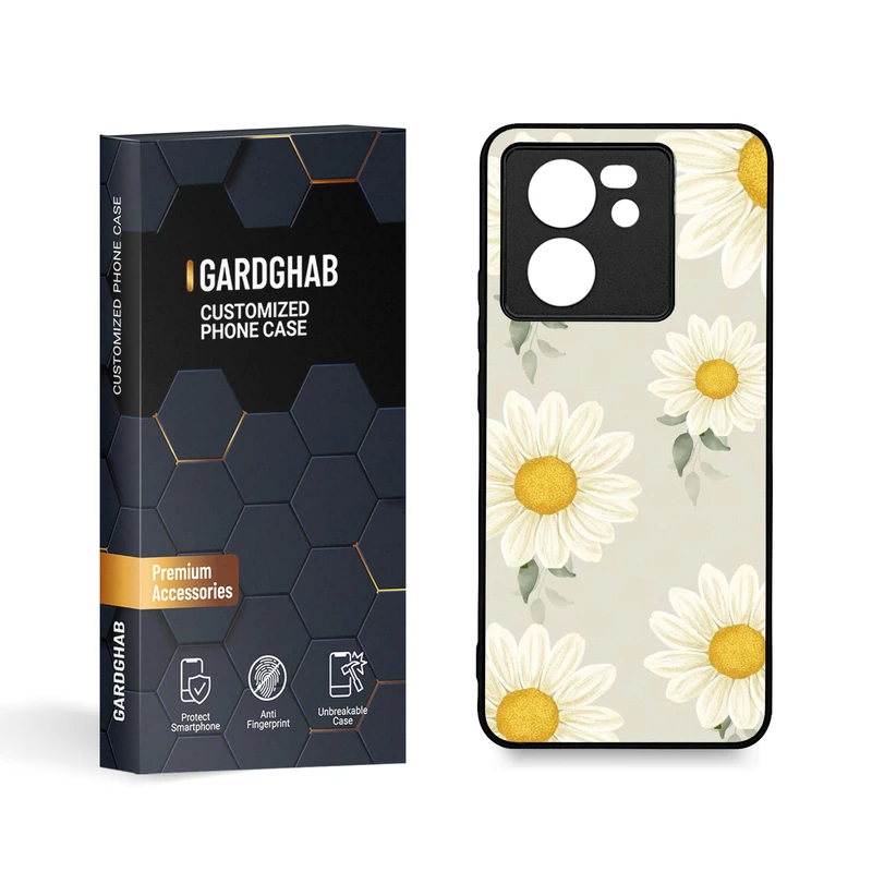 کاور گارد قاب مدل گل مناسب برای گوشی موبایل شیائومی Mi 13T 5G / Mi 13T Pro