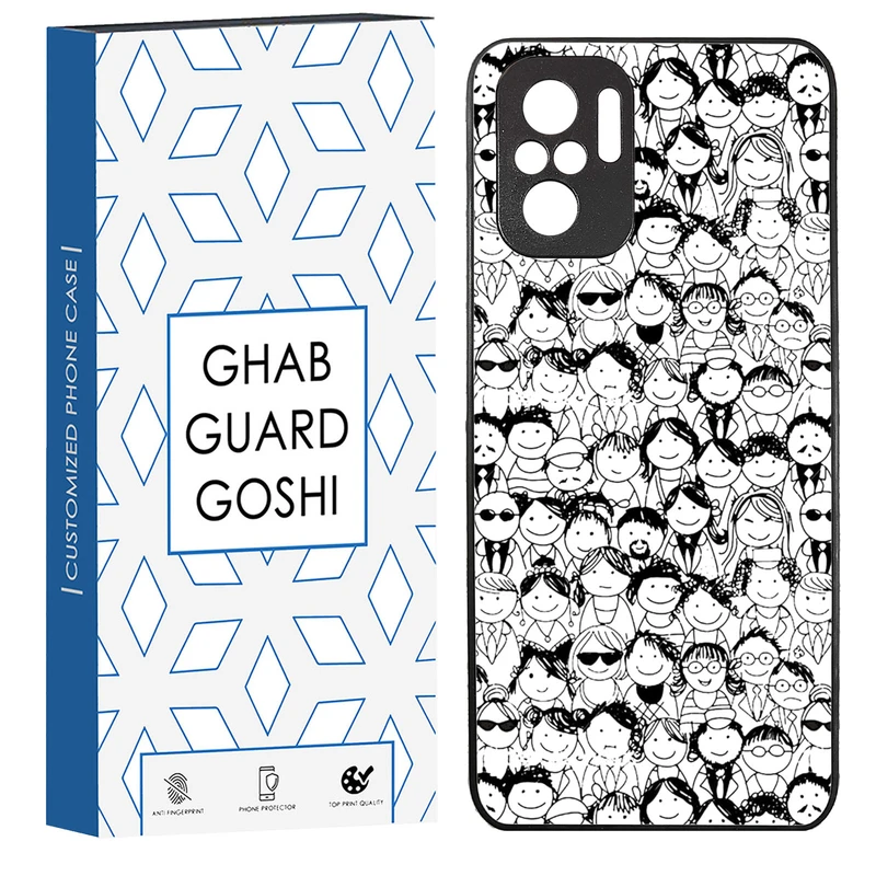 کاور قاب گارد گوشی طرح آدمک کد TPU-076 مناسب برای گوشی موبایل شیائومی Redmi Note 10 4g / Redmi Note 10s / Poco m5s