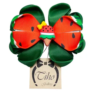 گیره مو زنانه مدل هندوانه شب یلدا 