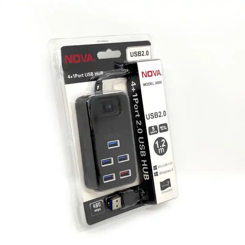 هاب 5 پورت USB 3.0 نوا مدل compatible 800