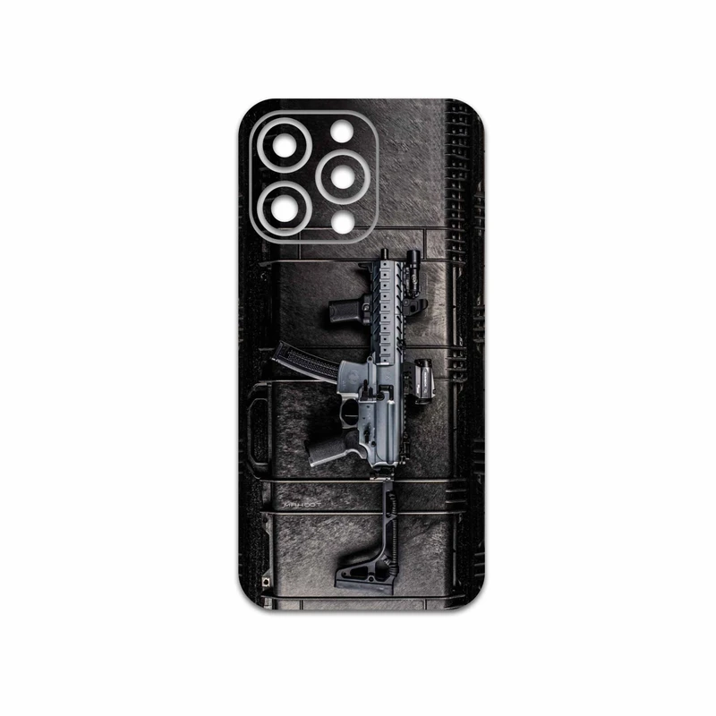برچسب پوششی ماهوت مدل Gun مناسب برای گوشی موبایل اپل iphone 13 Pro