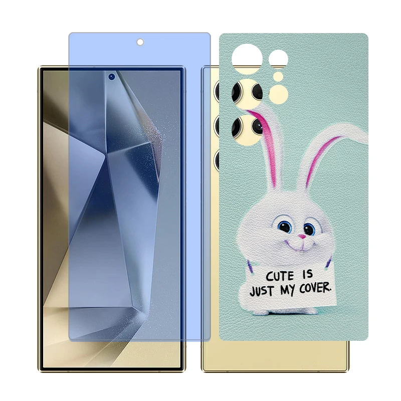 محافظ صفحه نمایش بلو کات گلس مدل Together مناسب برای گوشی موبایل سامسونگ Galaxy S23 Ultra به همراه برچسب پوششی پشت گوشی