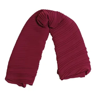 شال زنانه مدل پلیسه مورب