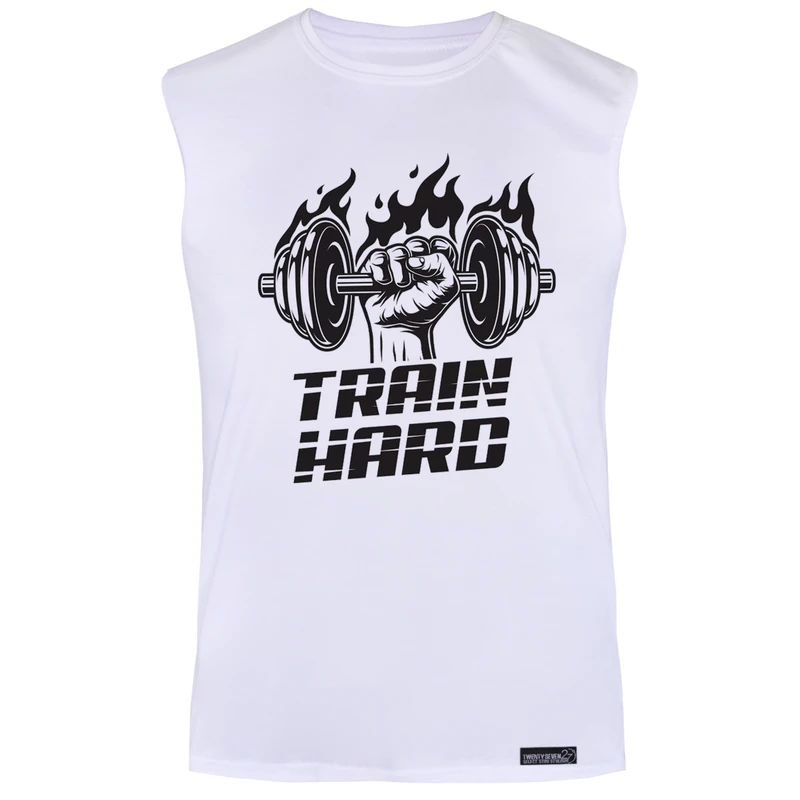 تاپ مردانه 27 مدل TRAIN HARD کد WN551