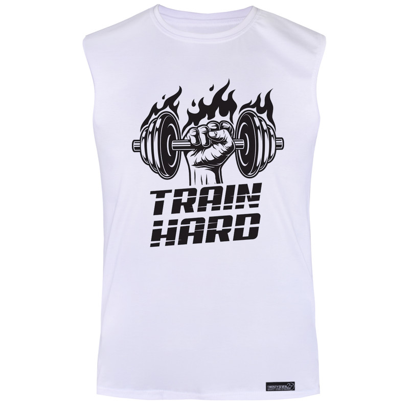 تاپ مردانه 27 مدل TRAIN HARD کد WN551