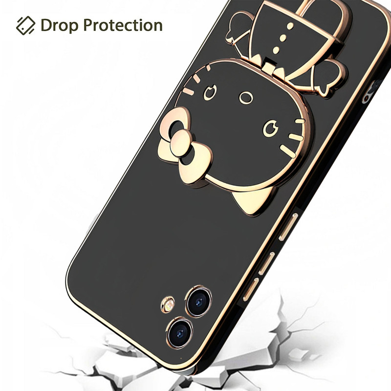 کاور اسپارتان مدل Kitty Strap مناسب برای گوشی موبایل سامسونگ Galaxy A06 به همراه بندآویز