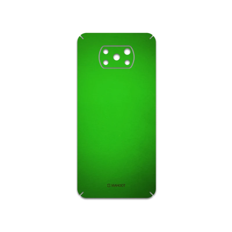 برچسب پوششی ماهوت مدل Metallic-Green مناسب برای گوشی موبایل شیائومی Poco X3 NFC