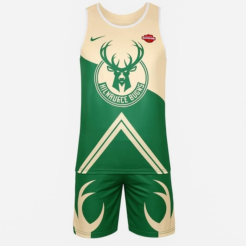 ست تاپ و شلوارک ورزشی مردانه مدل bucks کد 06