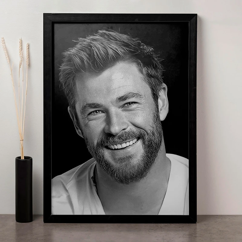 تابلو صبا طرح مدل دکوراتیو طرح کریس همسورٍث