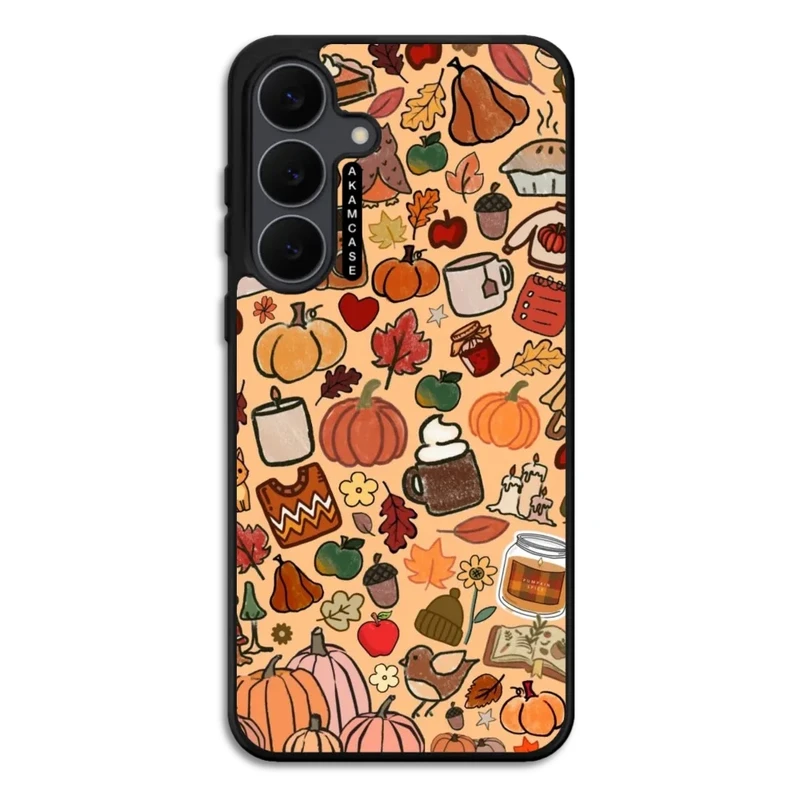 کاور آکام مدل AMC-WSGS25FE-PUMPKIN-13 مناسب برای گوشی موبایل سامسونگ Galaxy S25 FE
