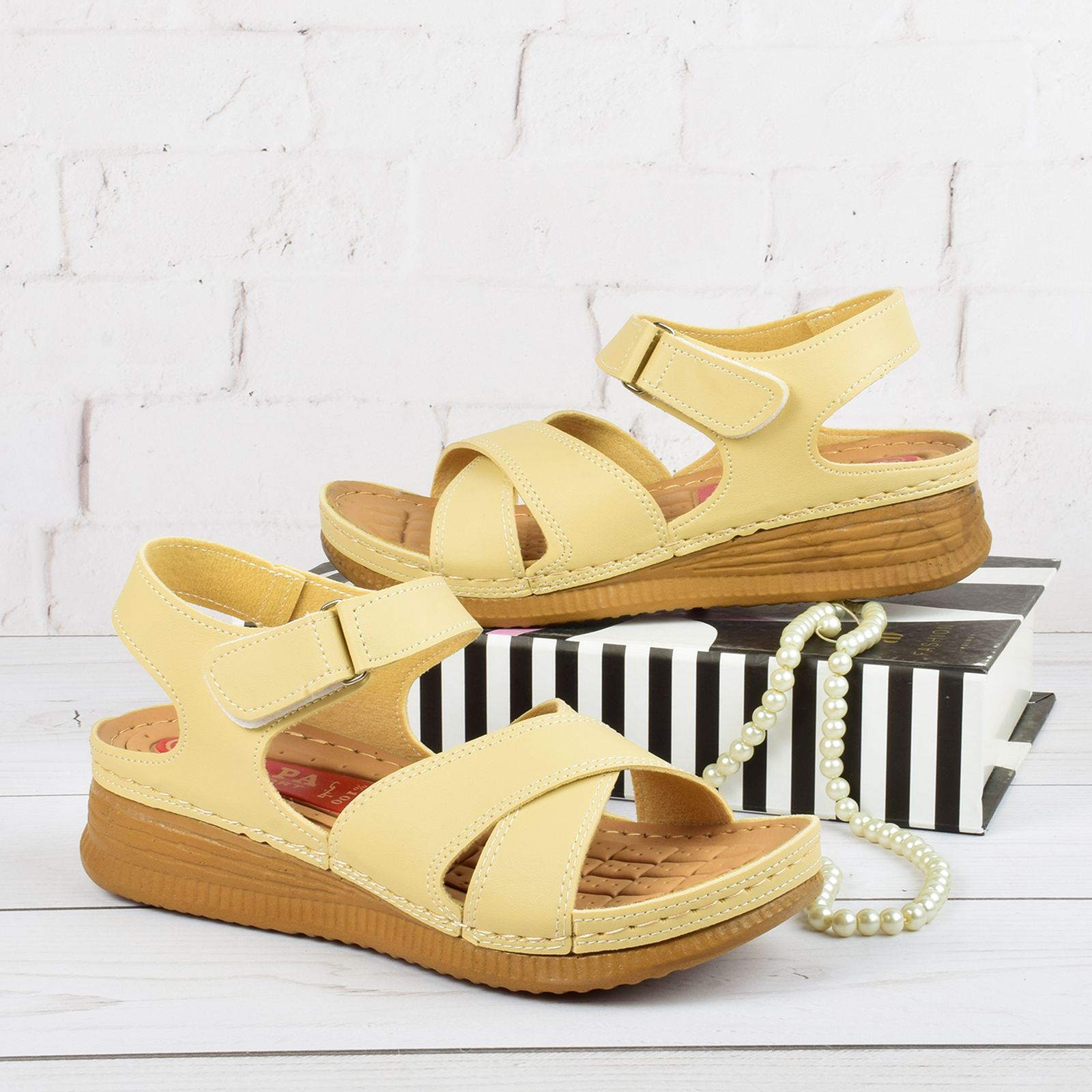 صندل زنانه پاپا مدل طبی ماساژوری CR.2793 - - 4