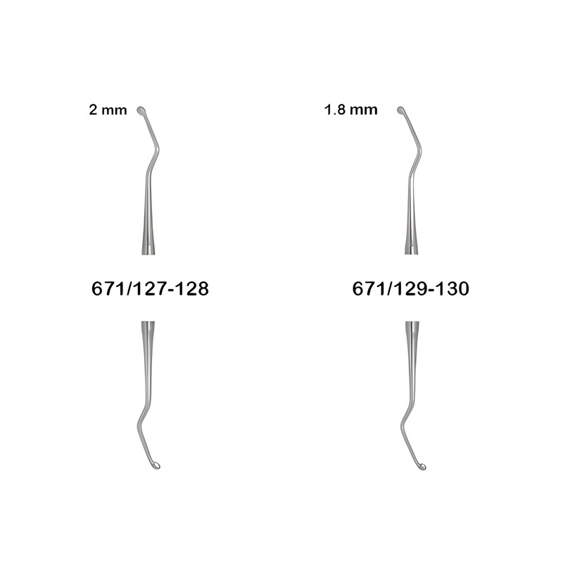 اکسکویتور سرگرد مدسی مدل Endodontic بسته 2 عددی