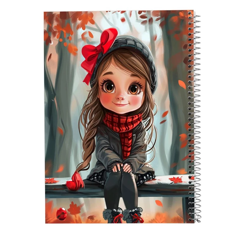 دفتر شطرنجی 50 برگ مدوپد طرح فانتزی کد DF16487