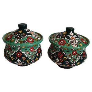 قندان میناکاری کد 002 بسته 2 عددی