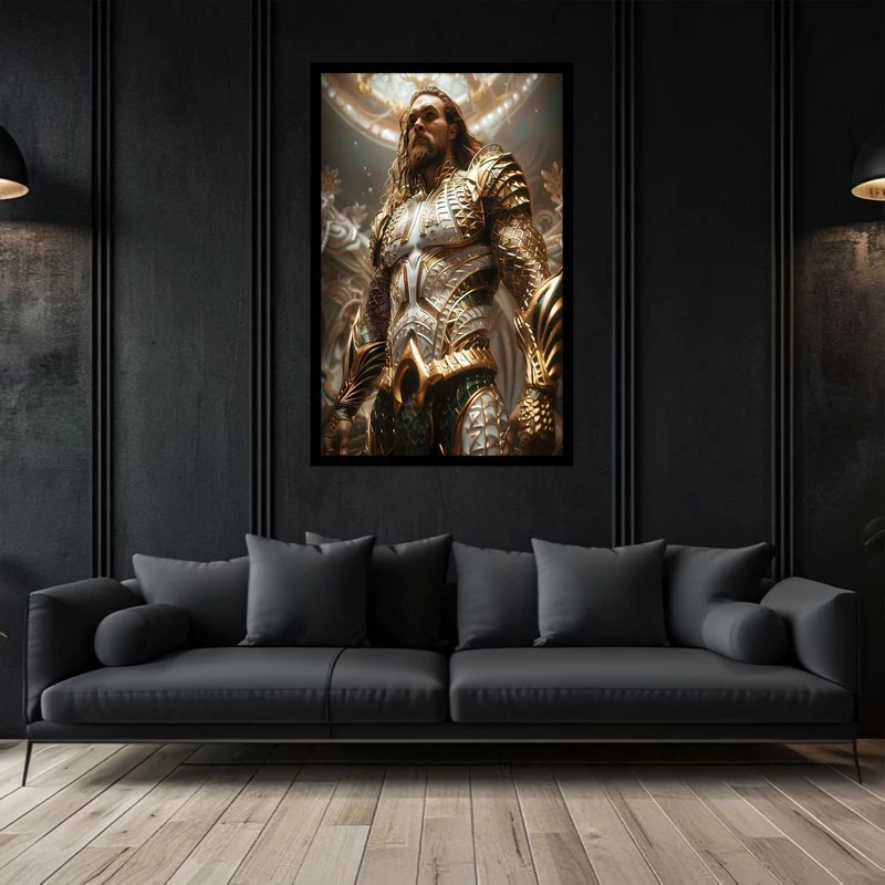 تابلو بکلیت طرح نقاشی و هنر دیجیتال شخصیت سینمایی آکوامن مدل B-bu2777