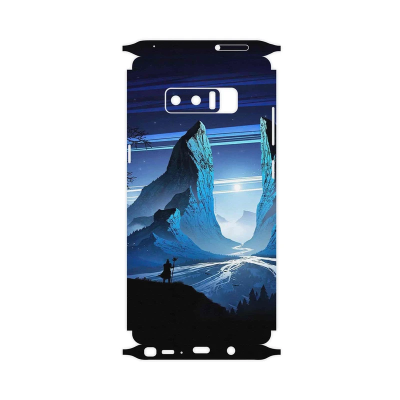 برچسب پوششی ماهوت مدل Blue Mountains Digital Art-FullSkin مناسب برای گوشی موبایل سامسونگ Galaxy Note 8