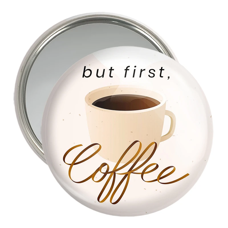 آینه جیبی خندالو مدل کافی شاپ قهوه کد 27538