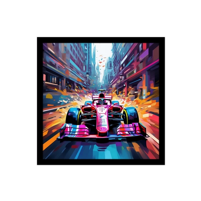 تابلو نوری بکلیت طرح ماشین مسابقه رالی مدل B-MID-17274